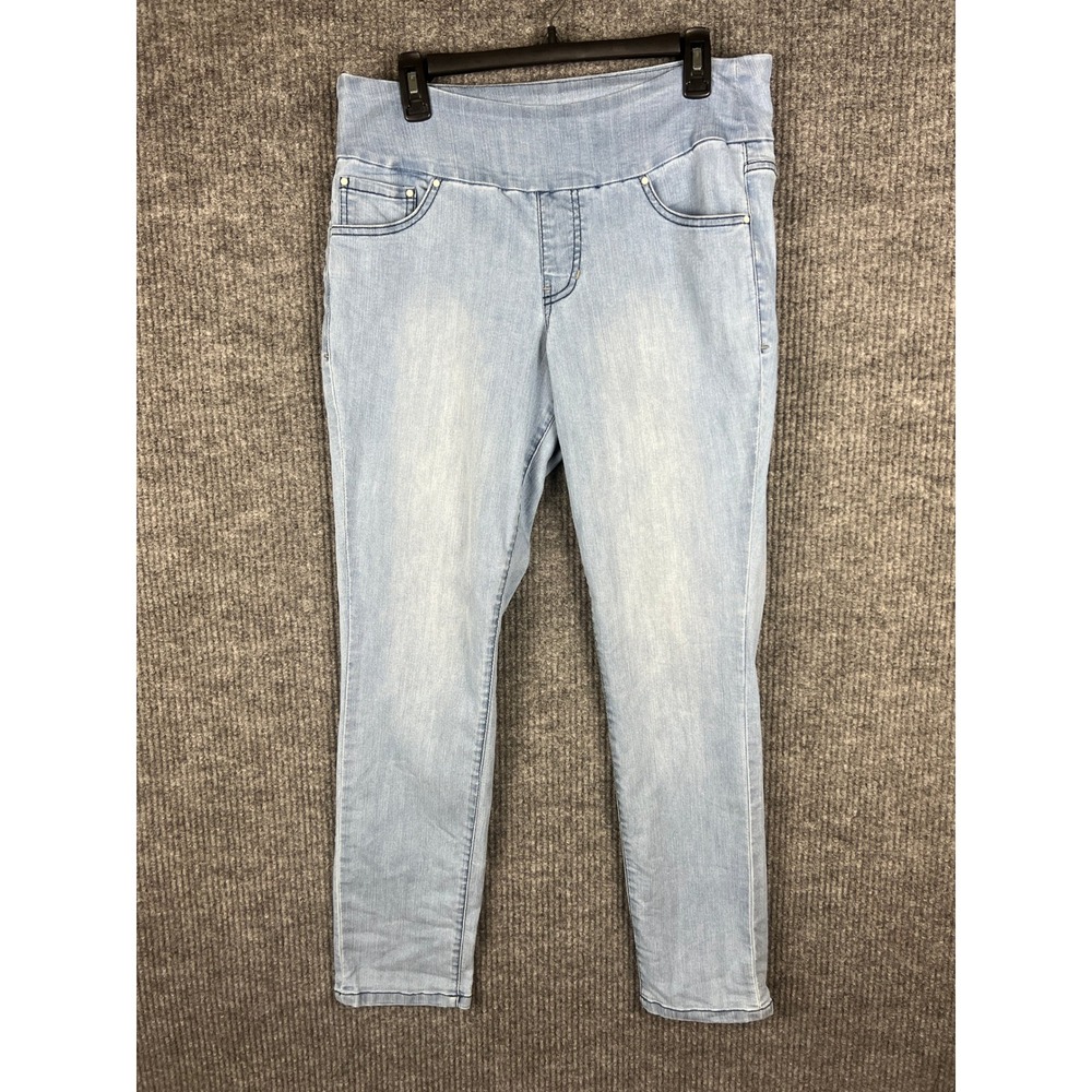 JAG Jeans 14 Light Wash Pull On Stretch Denim Leggings Skinny Jeggings